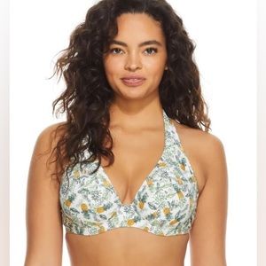 NWT Sunsets Montego Muse Halter Swim Top -  Montego  Sz 38DD